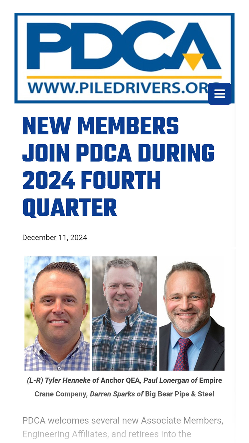 PDCA announcement (1