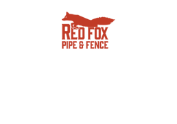 Red Fox Pipe Fence Smaller
