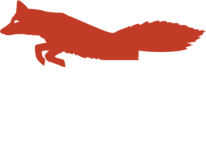 Red Fox Logo White